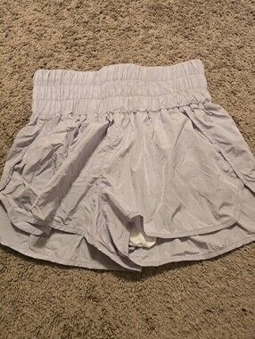 FP Movement Free People Large The Way Home High Waisted Shorts - Lavender
